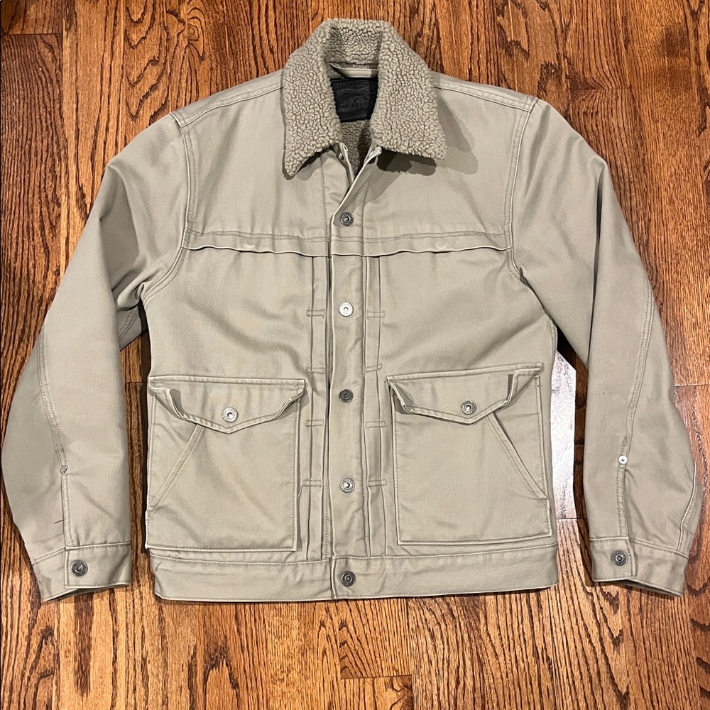 Levi's Beige Sherpa Jacket